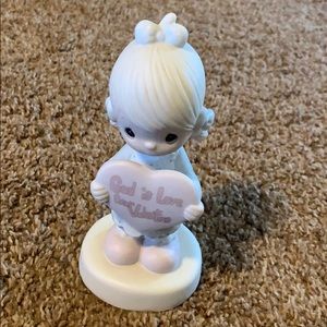 Precious moments 1981 God is Love Valentine figure